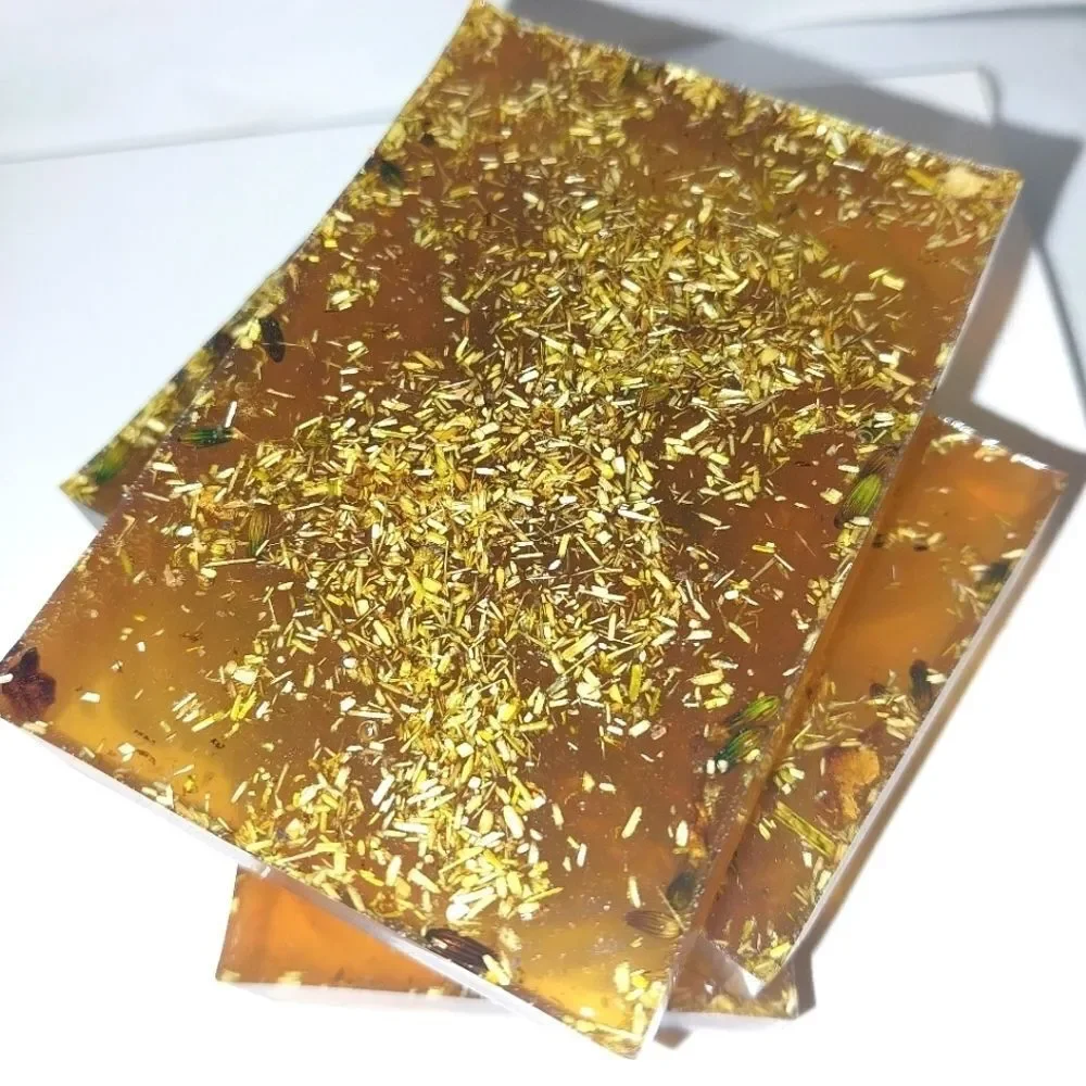 Hand crafted honey herbal chamomile soap bar